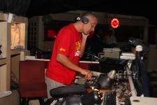 DJ Yusuf spinning at Club Afrique